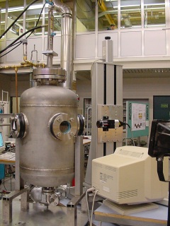 Cold spray test chamber, click to enlarge